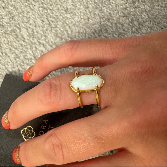 Opal and Vermeil Kendra Scott Ring - Picture 4 of 5